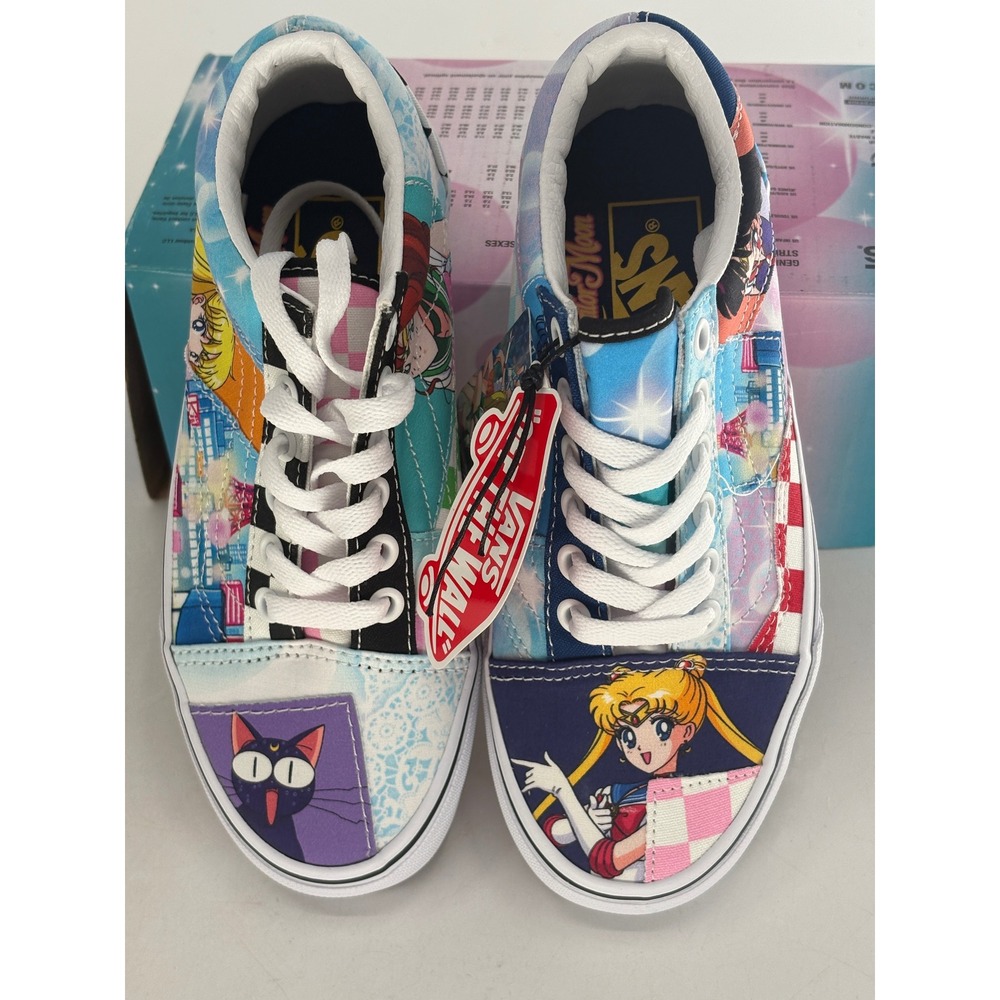 Vans Sneakers Old Skool Pretty Guardians Patchwork Sailor
Moon Women Size 5 New